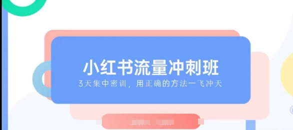 小红书流量冲刺班2025，最懂小红书的女人，快速教你2025年入局小红书-中创项目网