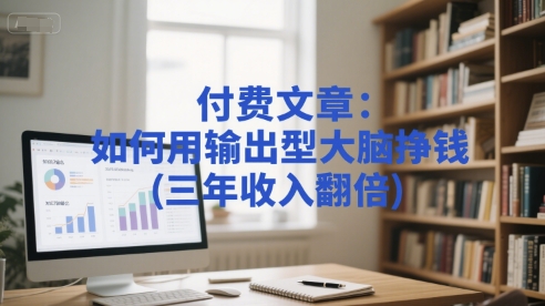 付费文章：如何用输出型大脑挣钱(三年收入翻倍)-中创项目网